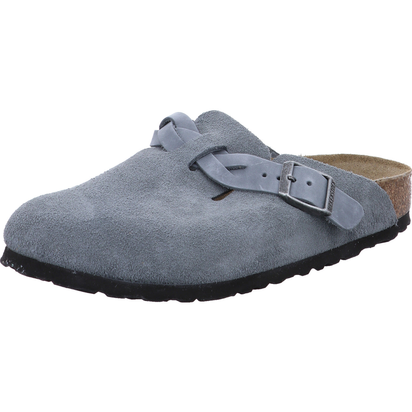 Birkenstock Pantolette Boston Braided LEOI/LEVE Basal