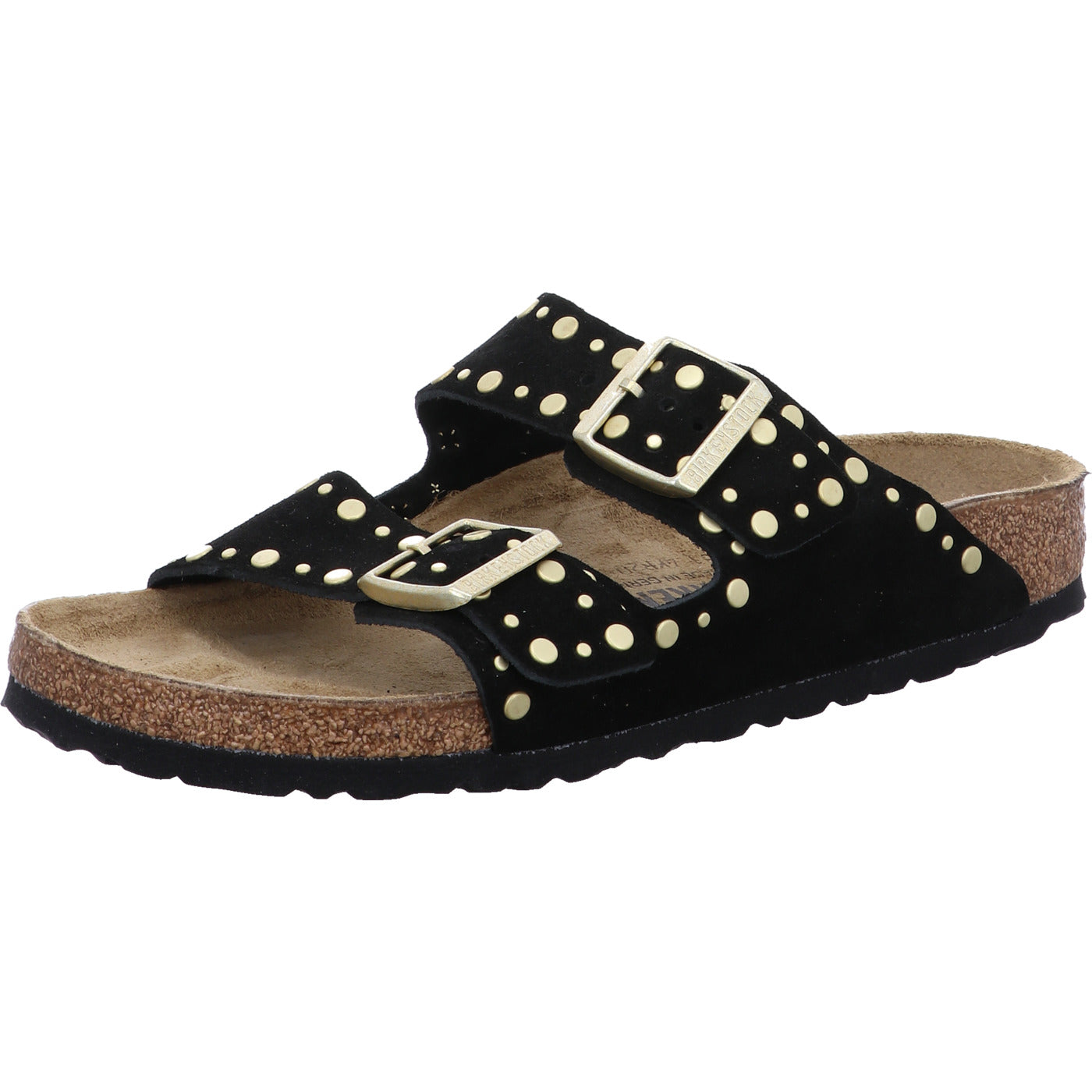 Birkenstock Pantolette Arizona Rivet LEVE Black