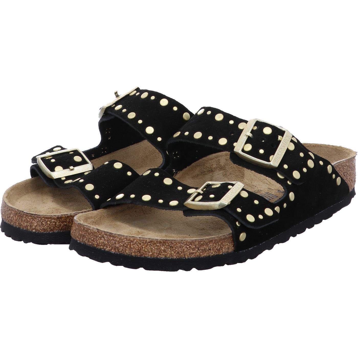 Birkenstock Pantolette Arizona Rivet LEVE Black