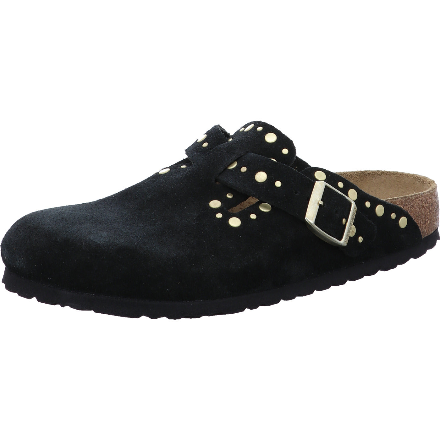Birkenstock Pantolette Boston Rivet LEVE Black