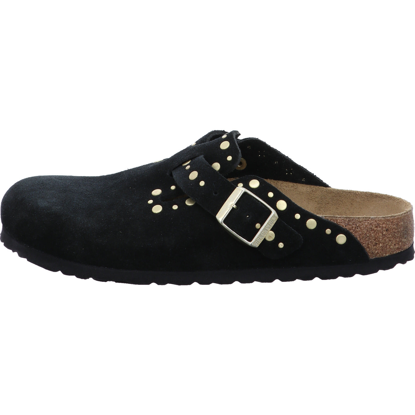 Birkenstock Pantolette Boston Rivet LEVE Black
