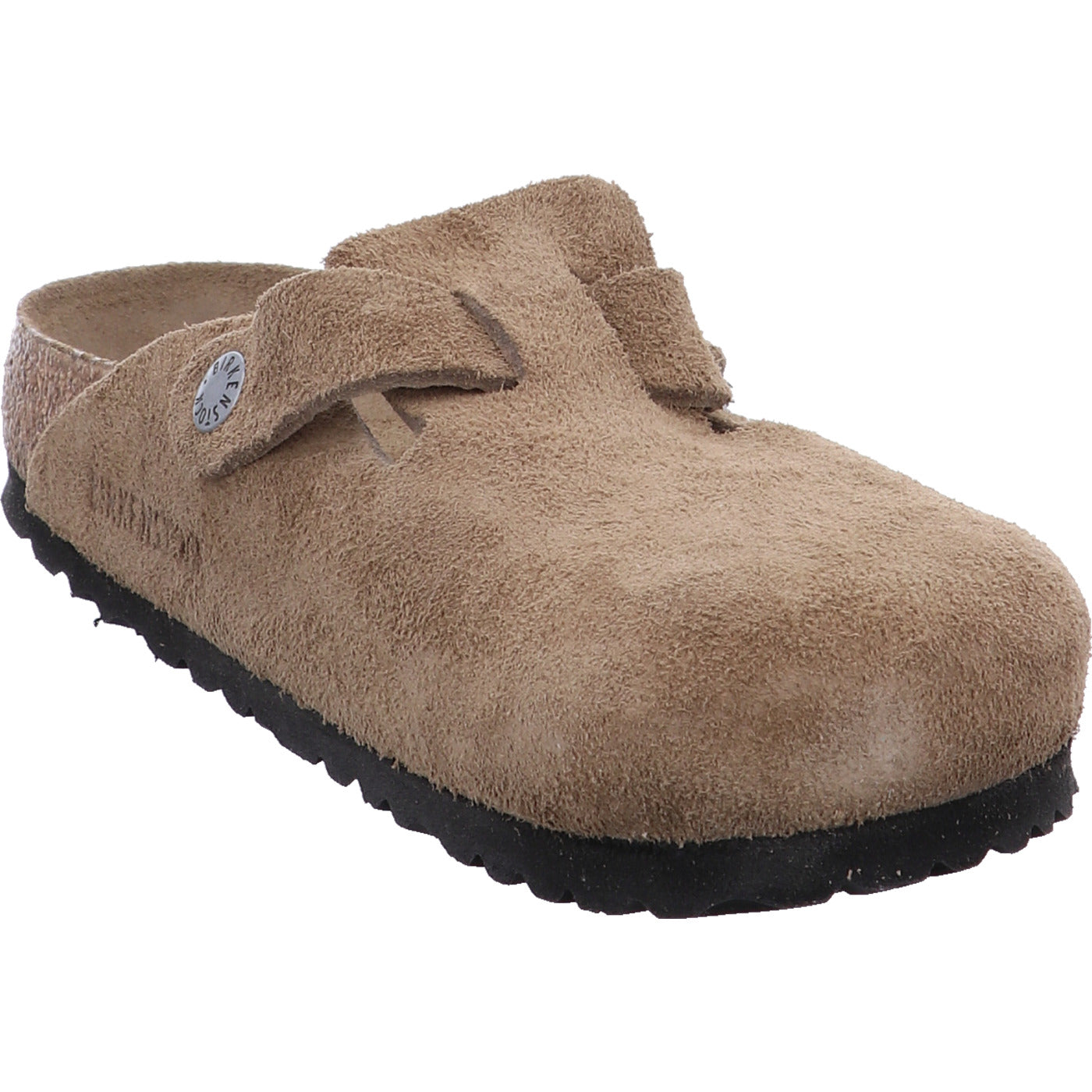 Birkenstock Pantolette Boston SFB LEVE Dark Tea Tonal