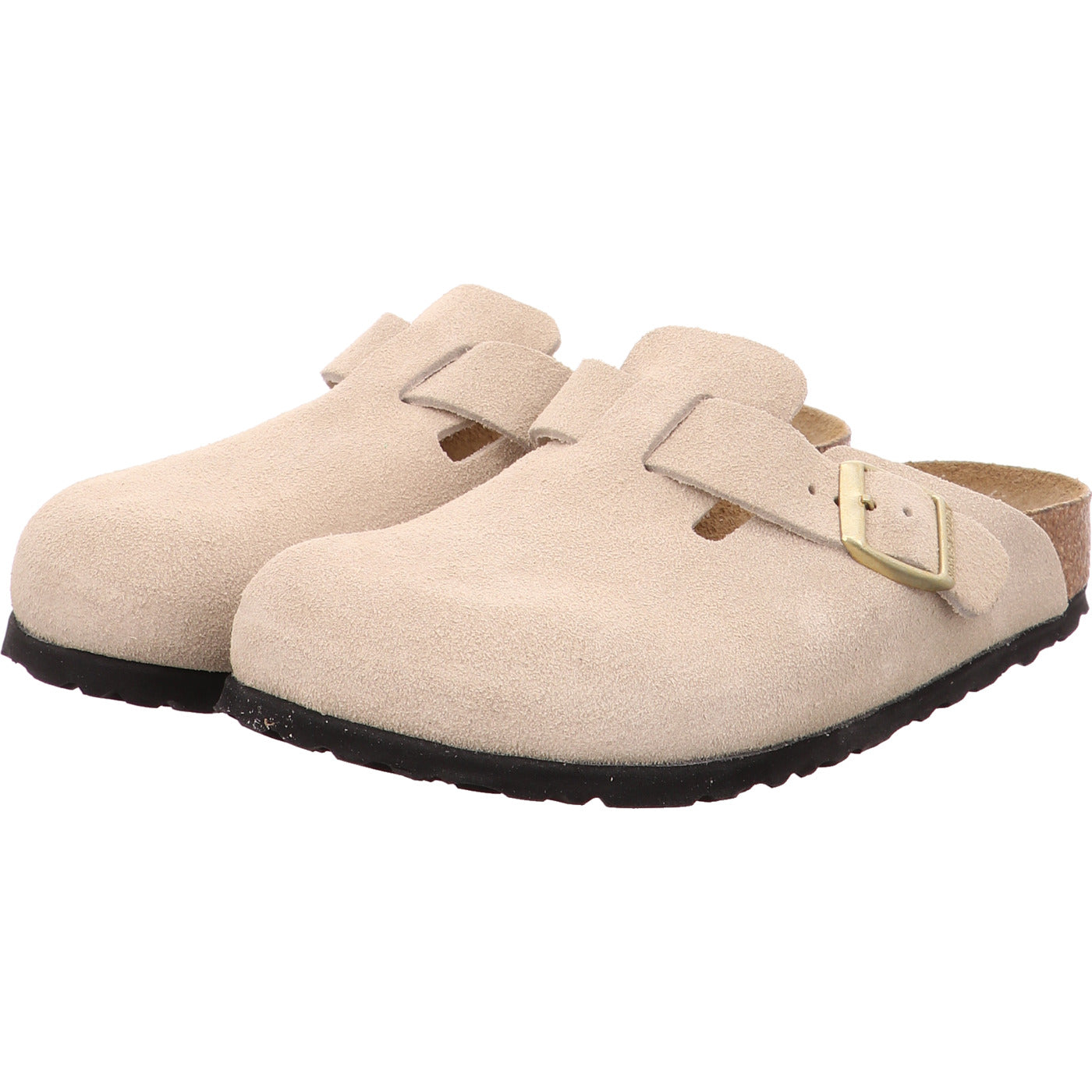 Birkenstock Pantolette Boston LEVE Sandcastle