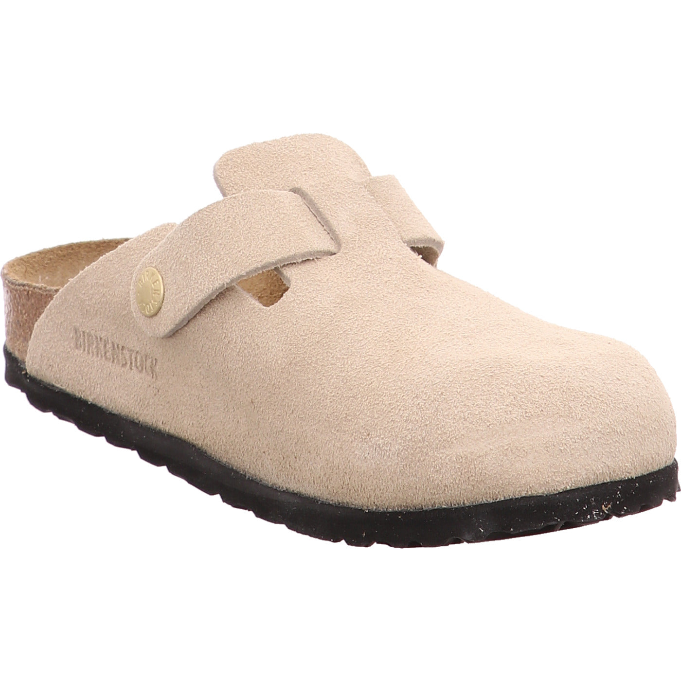 Birkenstock Pantolette Boston LEVE Sandcastle