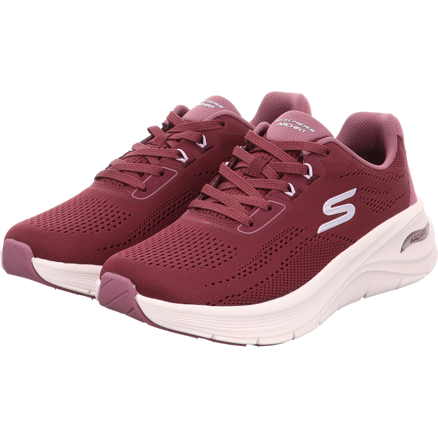 Skechers Schnürschuh ARCH FIT 3.0 bordo