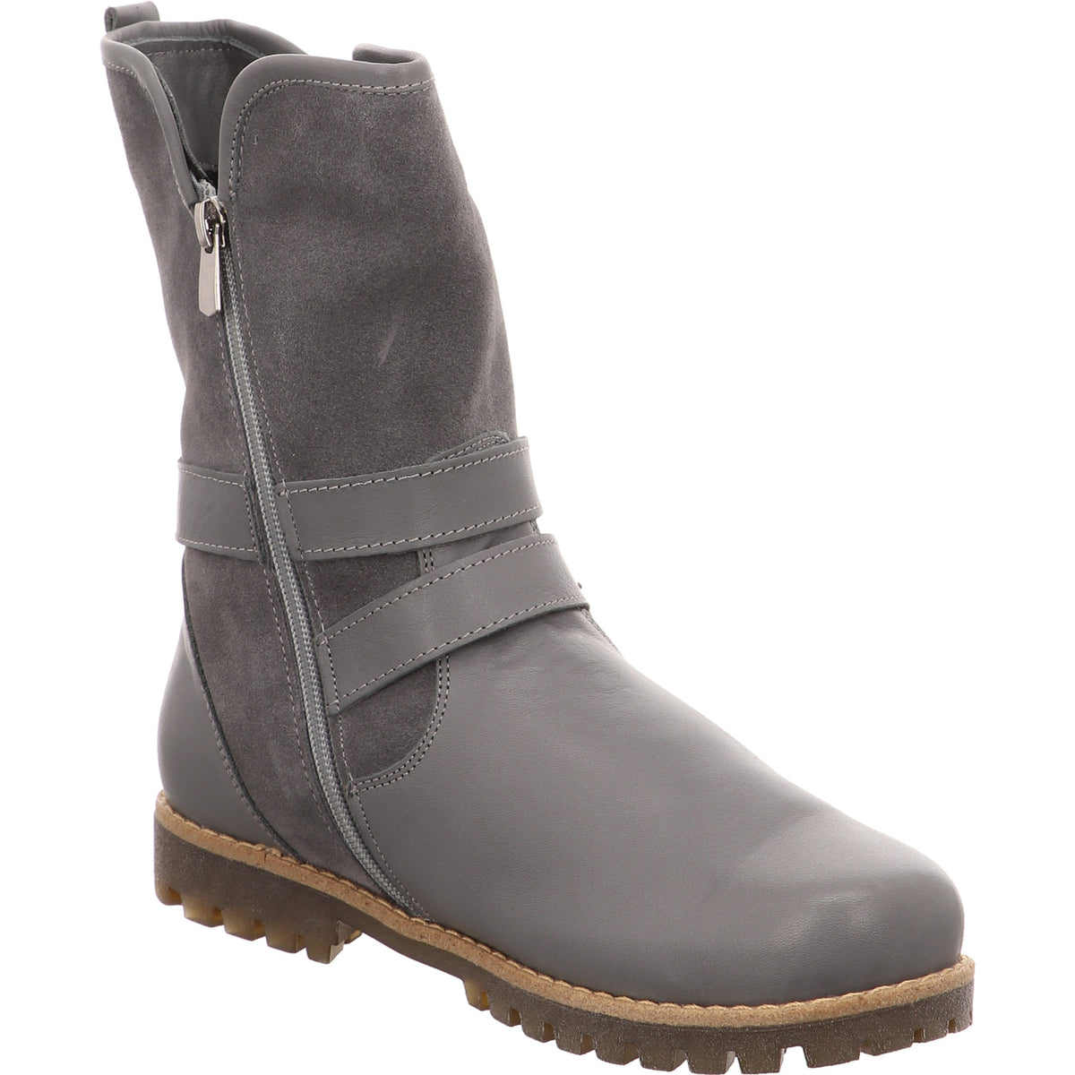 Esgano Stiefelette Da.- Chelsea Boot grau