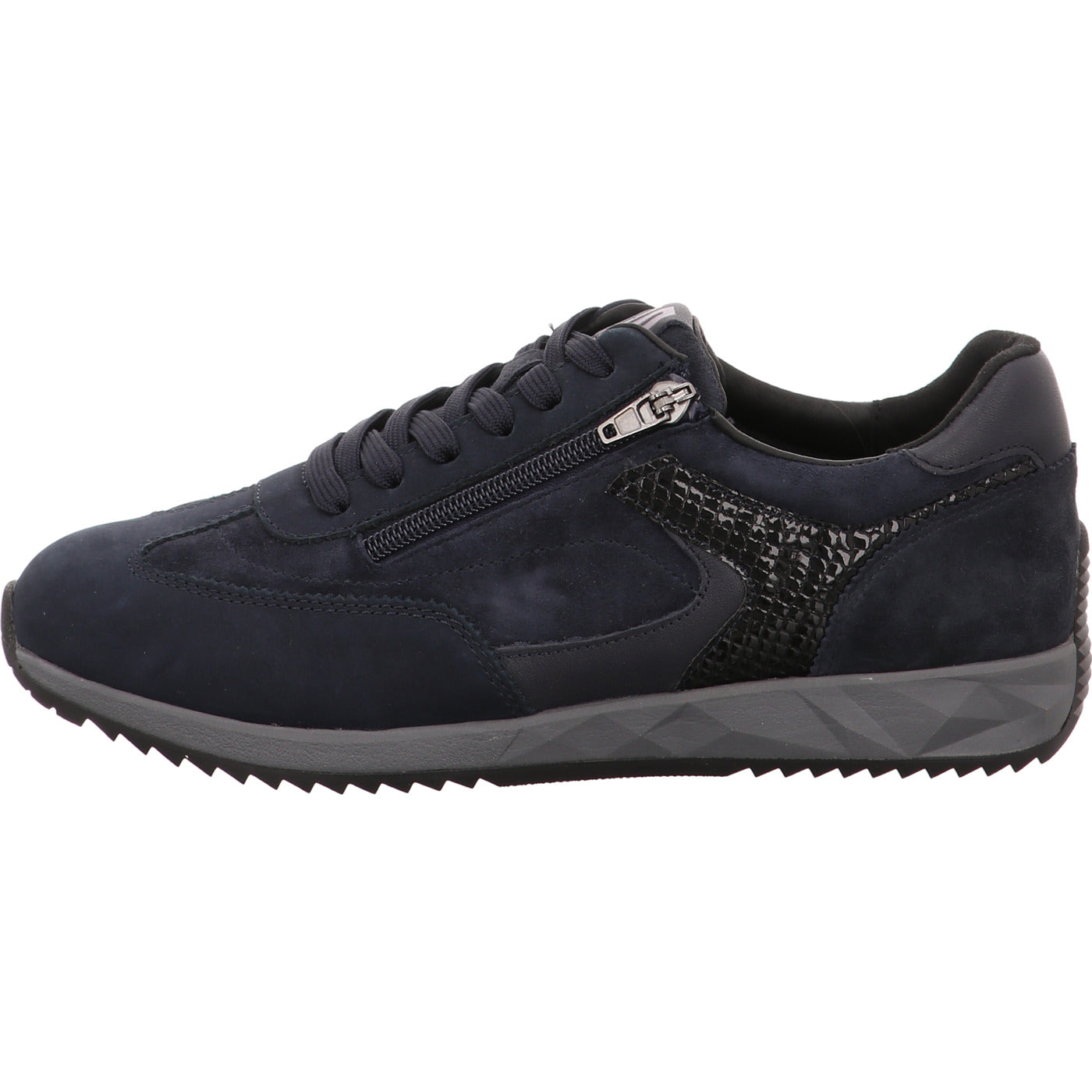 Waldläufer Schnürschuh H-Janett blau