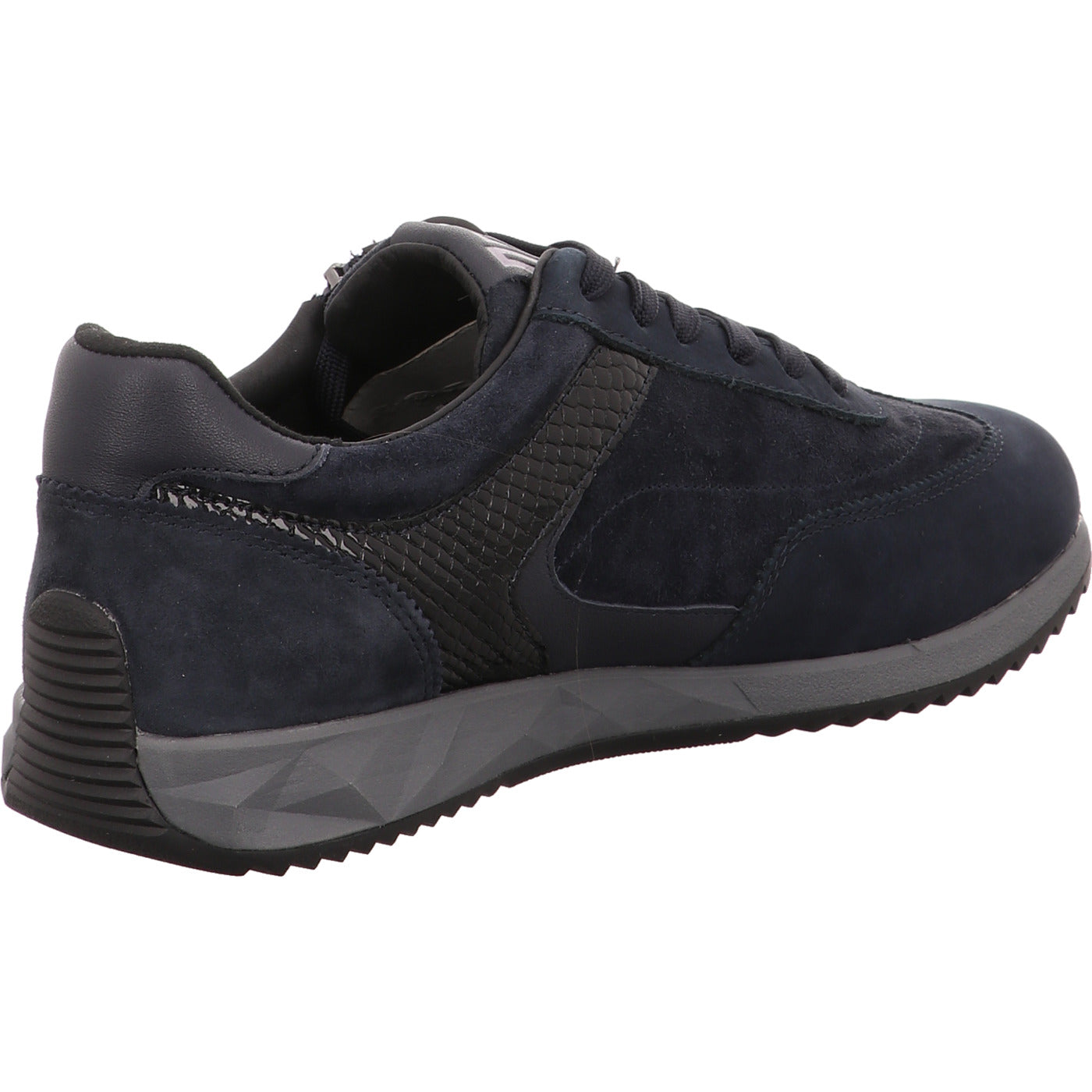 Waldläufer Schnürschuh H-Janett blau