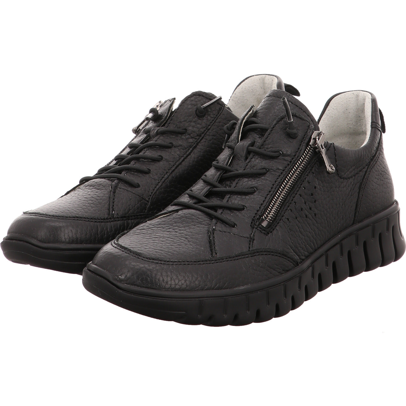 Waldläufer Schnürschuh H-Birdy schwarz