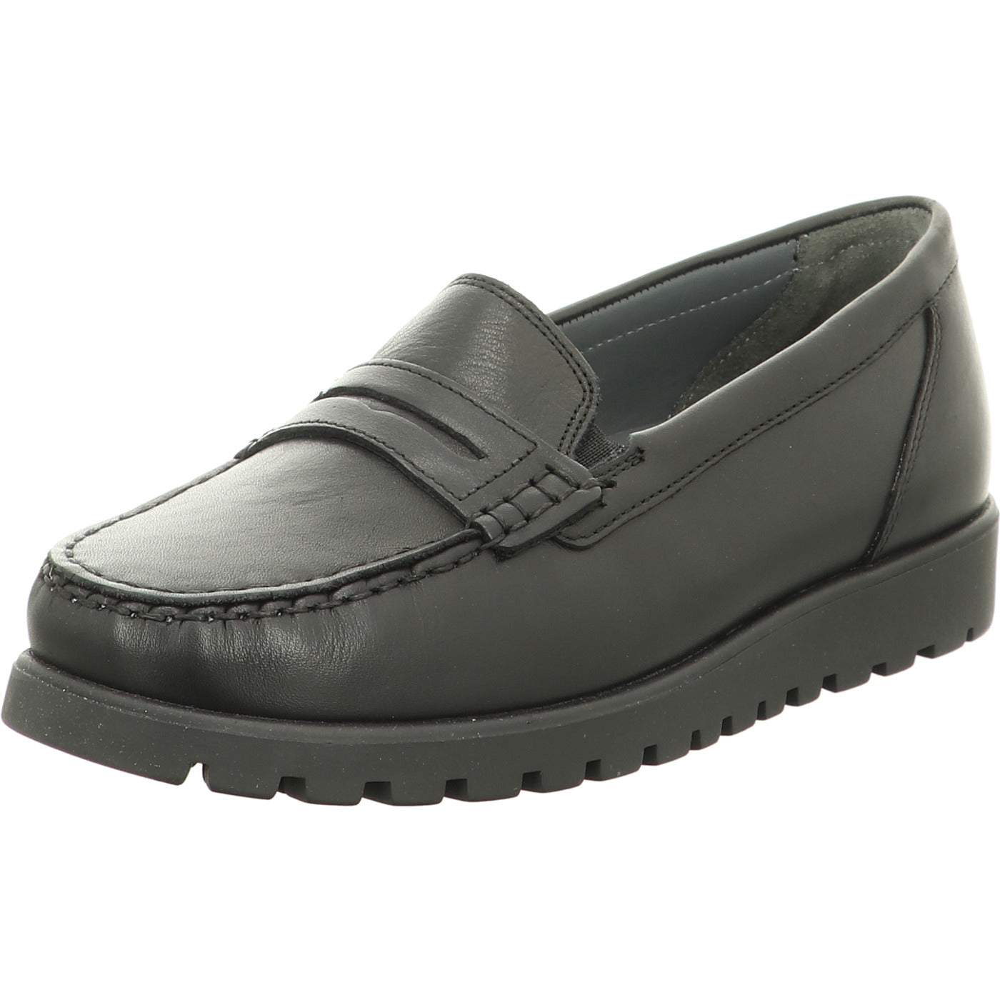 Waldläufer Slipper Hegli schwarz