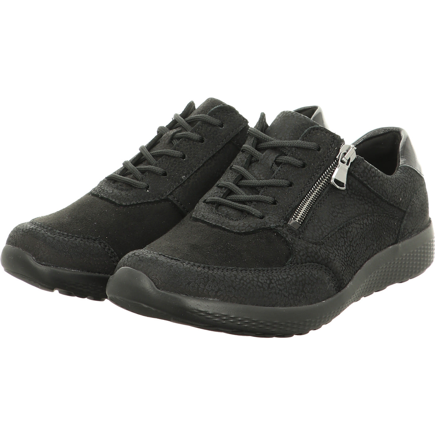 Waldläufer Schnürschuh K-Ira schwarz