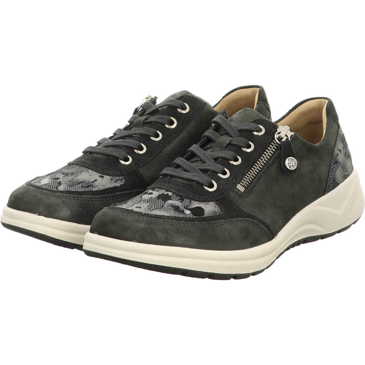 Fidelio Schnürschuh Hiker schwarz