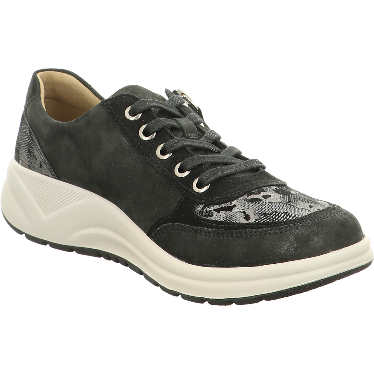 Fidelio Schnürschuh Hiker schwarz