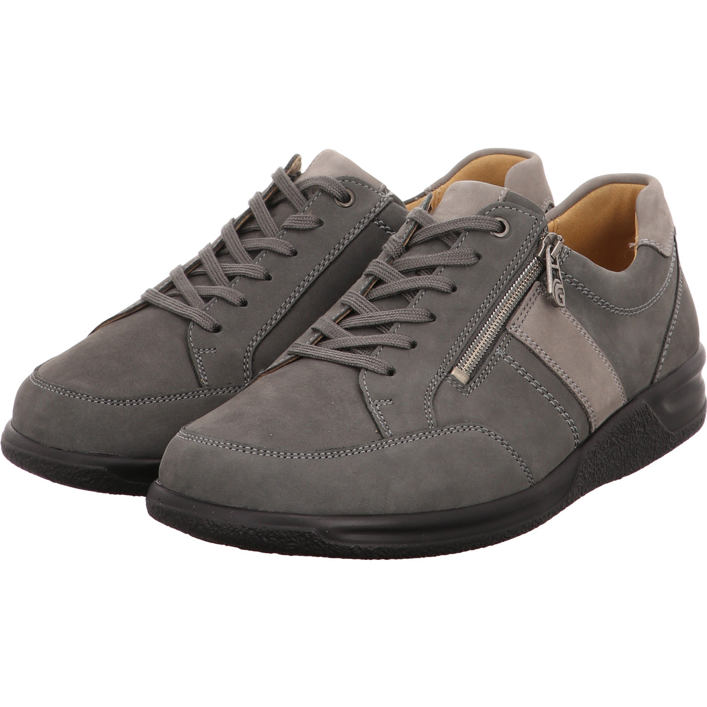 Ganter Schnürschuh Kurt grau