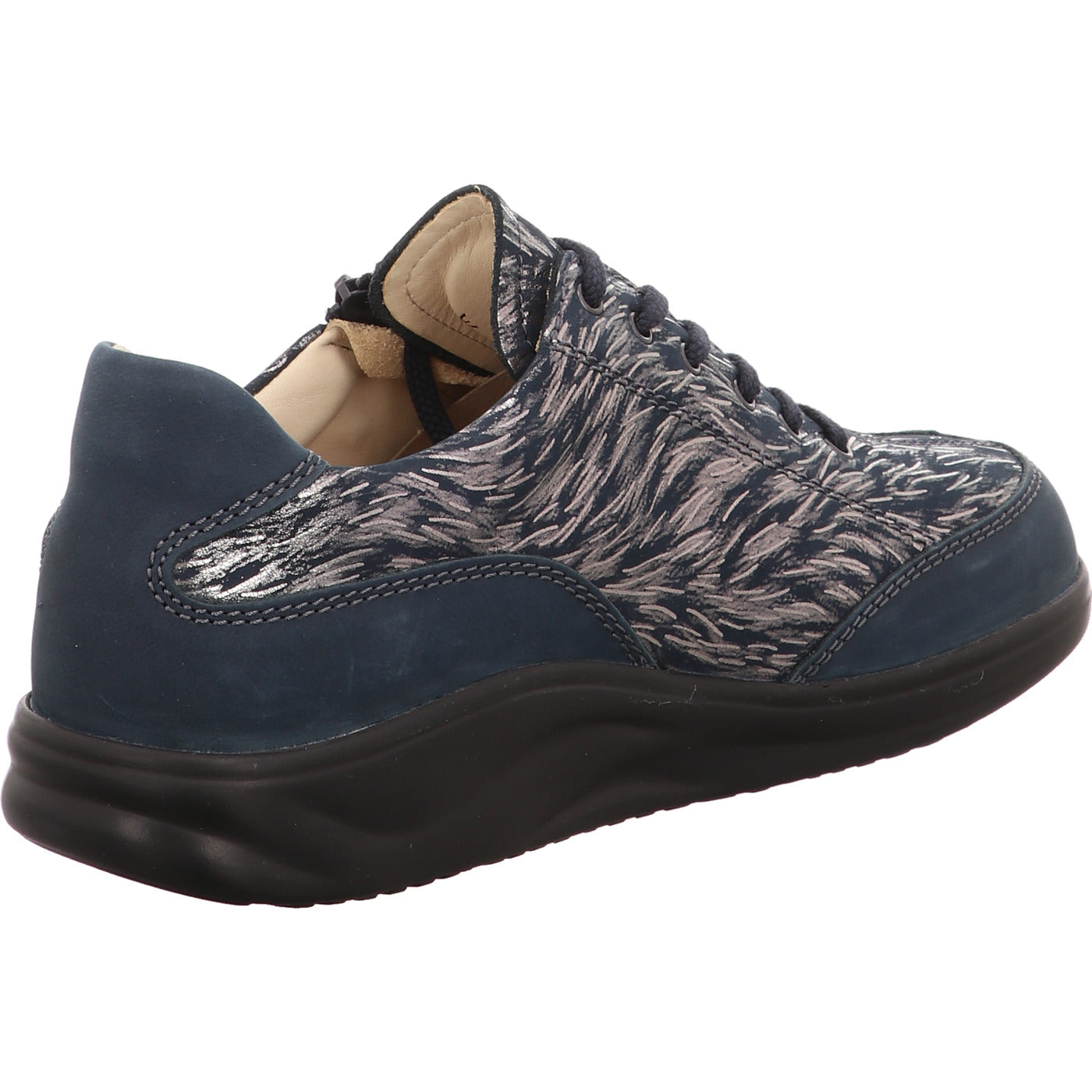 FinnComfort Schnürschuh Otaru blau