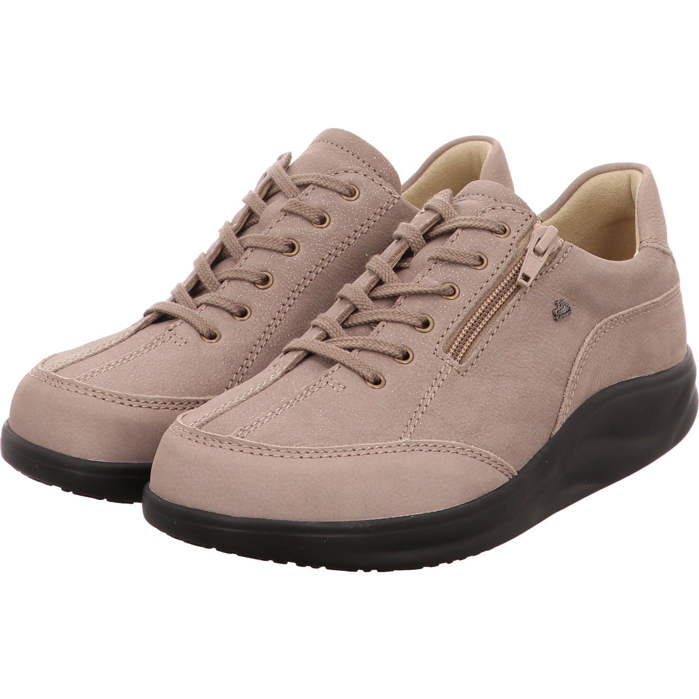 FinnComfort Schnürschuh Otaru beige
