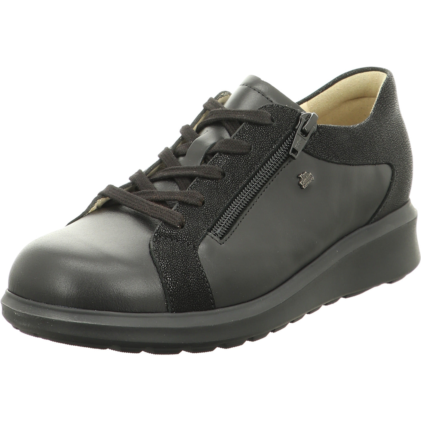FinnComfort Schnürschuh LISBOA schwarz