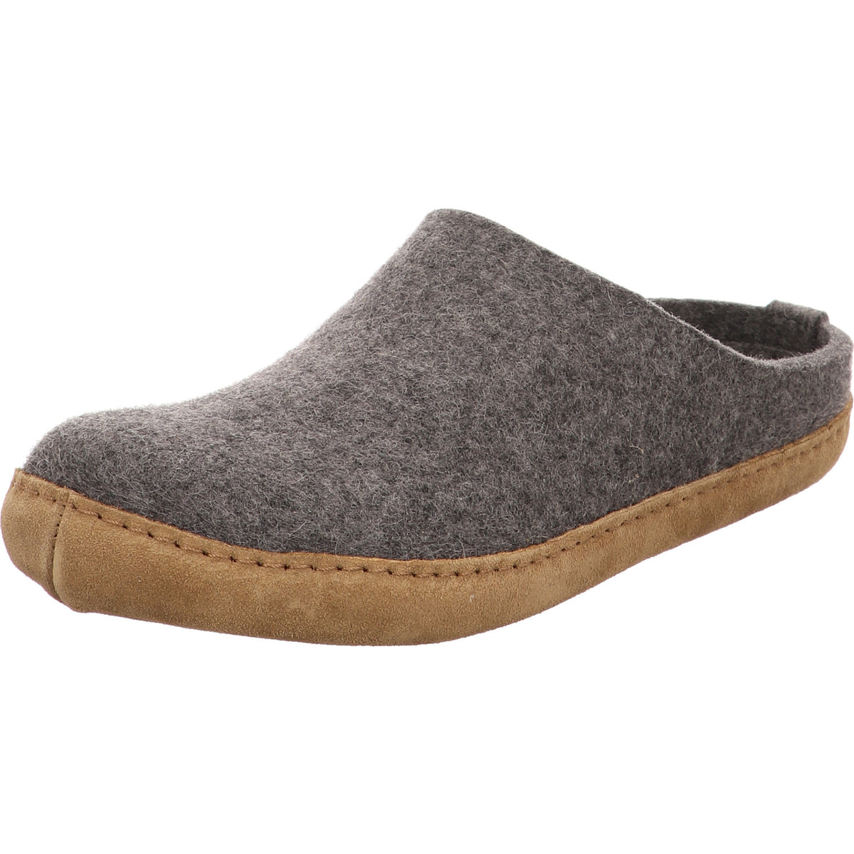 Haflinger Hausschuh Emils Toffel grau