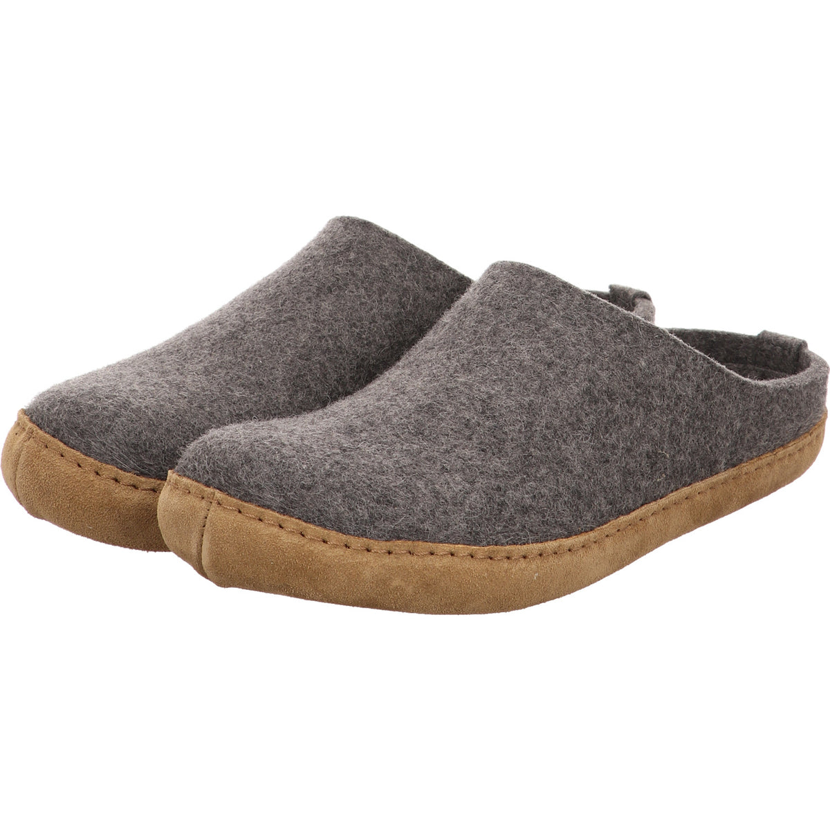 Haflinger Hausschuh Emils Toffel grau