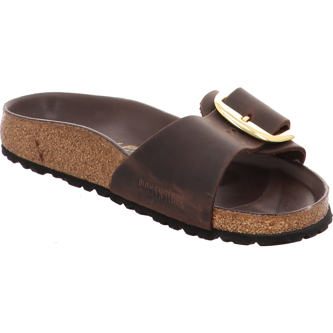 Birkenstock Pantolette Madrid Big Buckle braun