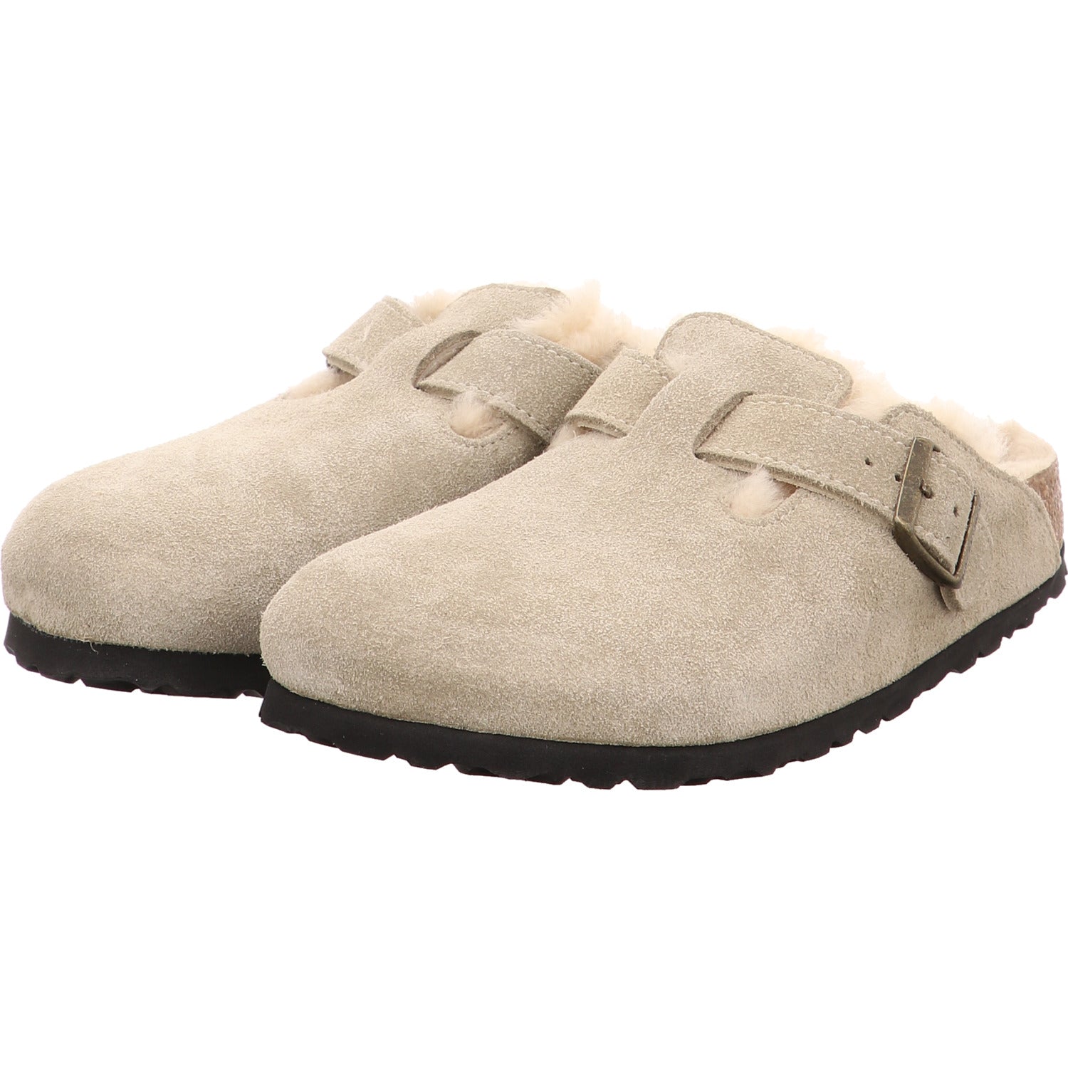 Birkenstock Clog Boston VL/ Shearling beige