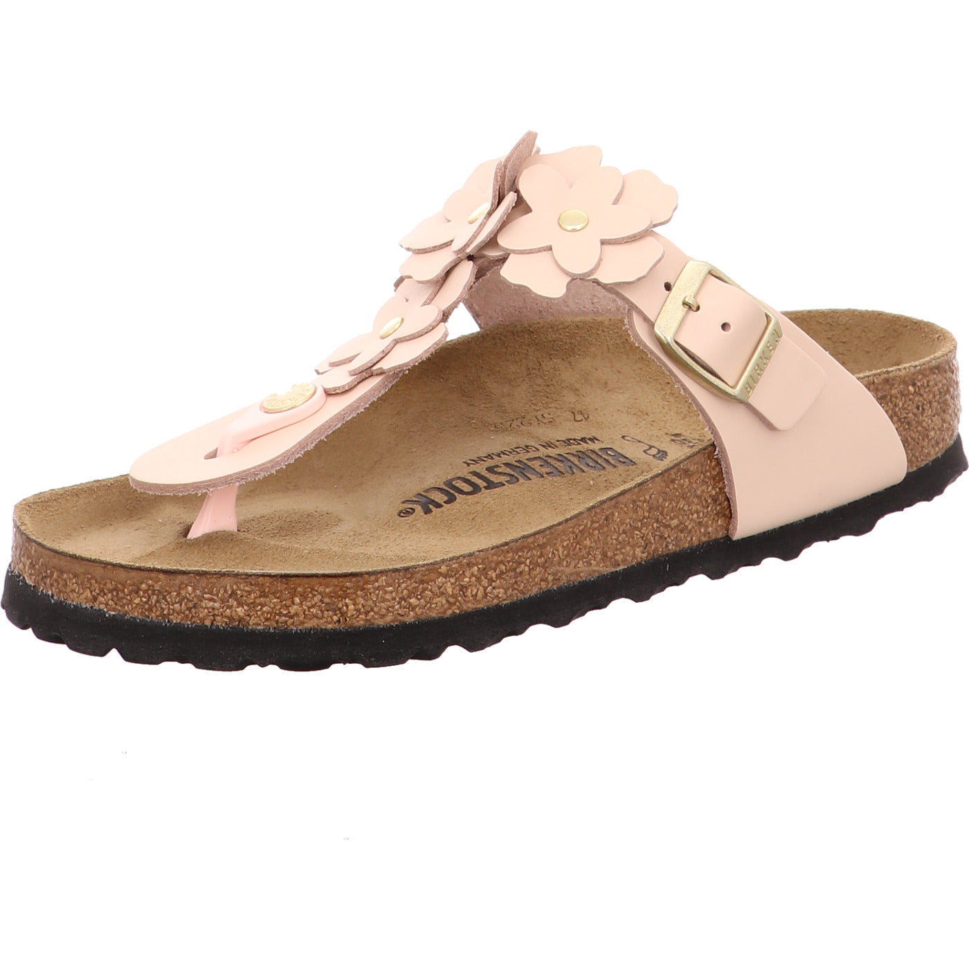 Birkenstock Pantolette Gizeh Flowers LE Light Rose