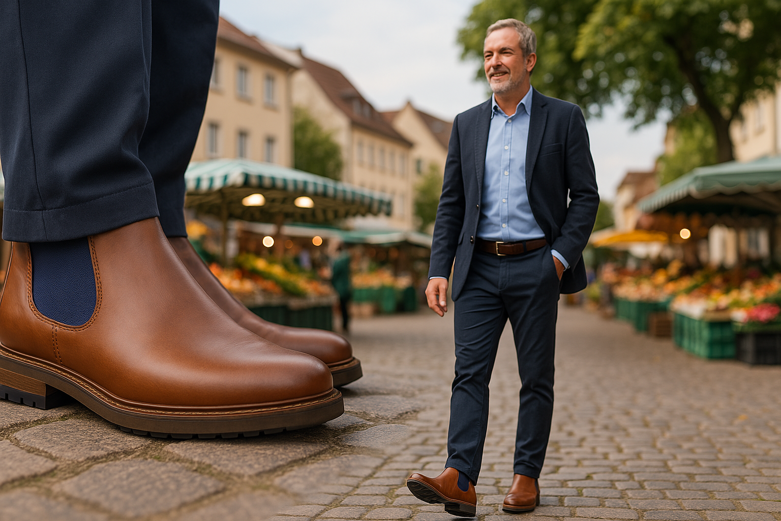 Elegante und bequeme Schuhe zum Anzug