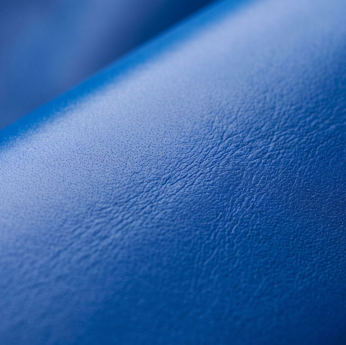 Glattleder blau