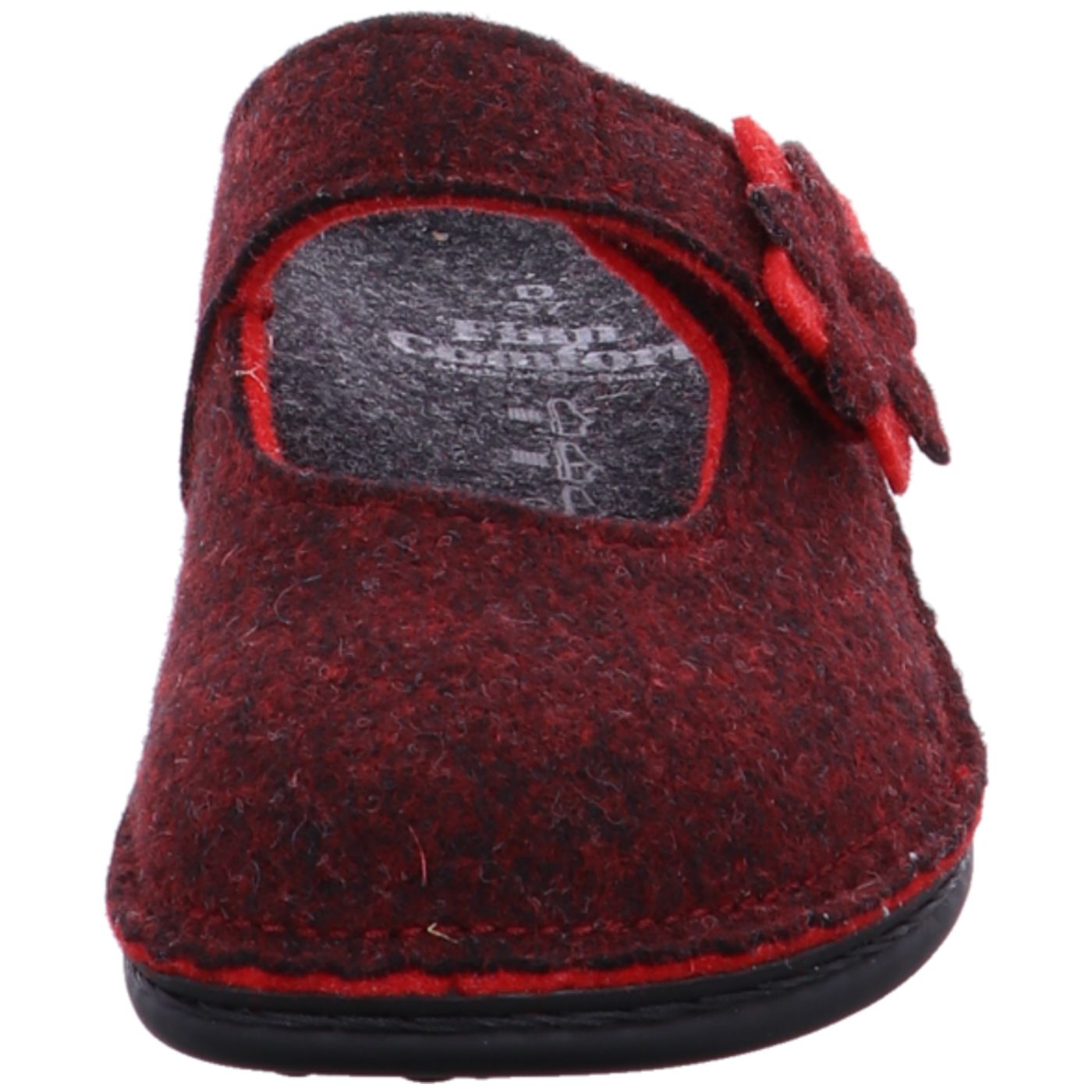 FinnComfort Hausschuh Arlberg rot-kombi.