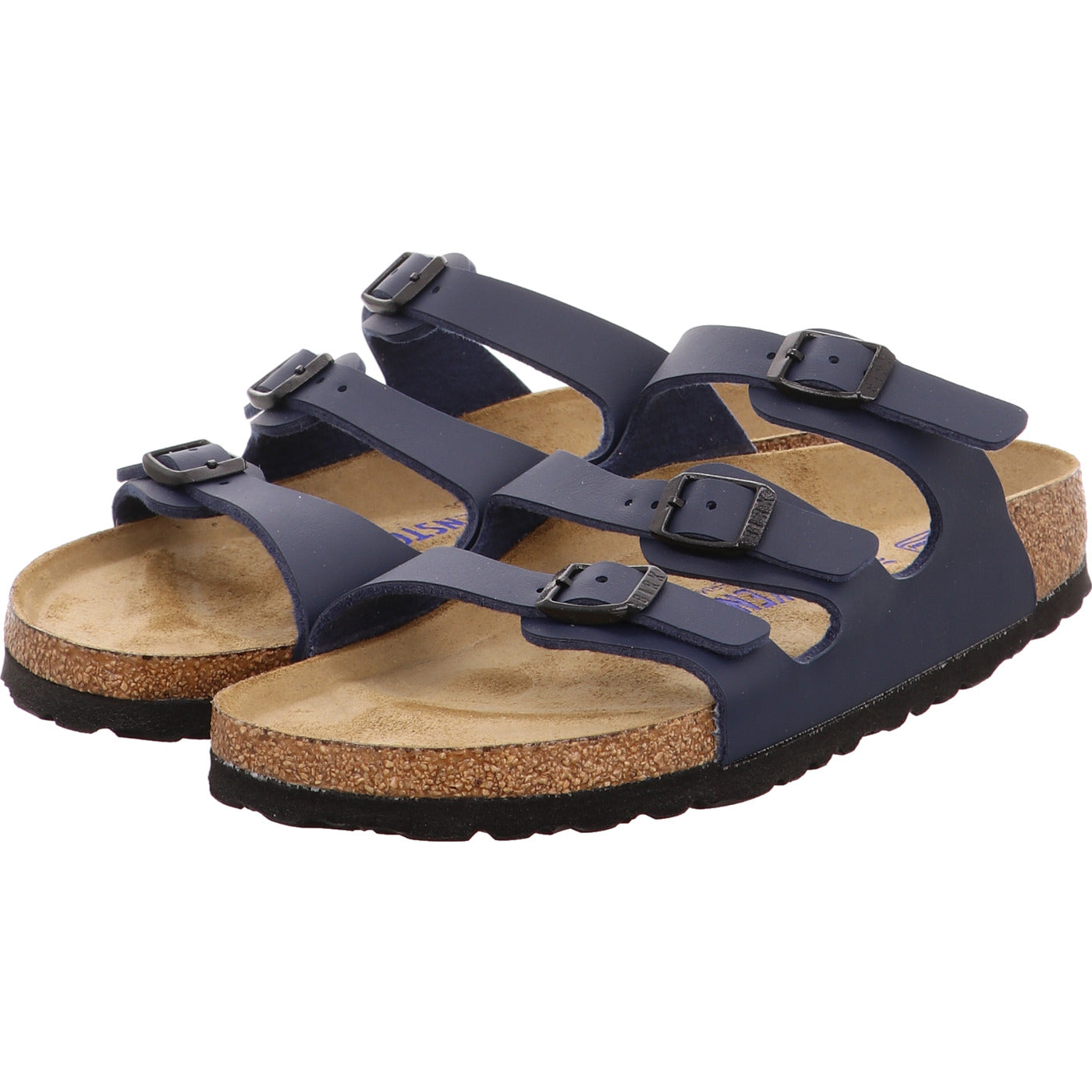 Birkenstock Pantolette Florida blau