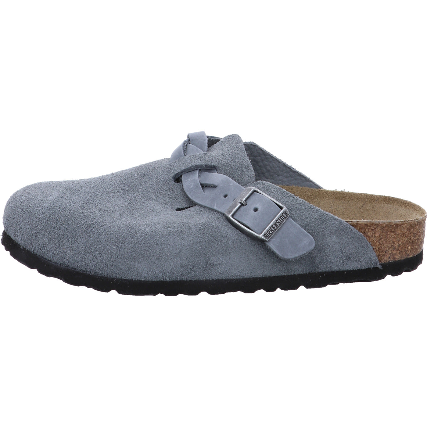 Birkenstock Pantolette Boston Braided LEOI/LEVE Basal