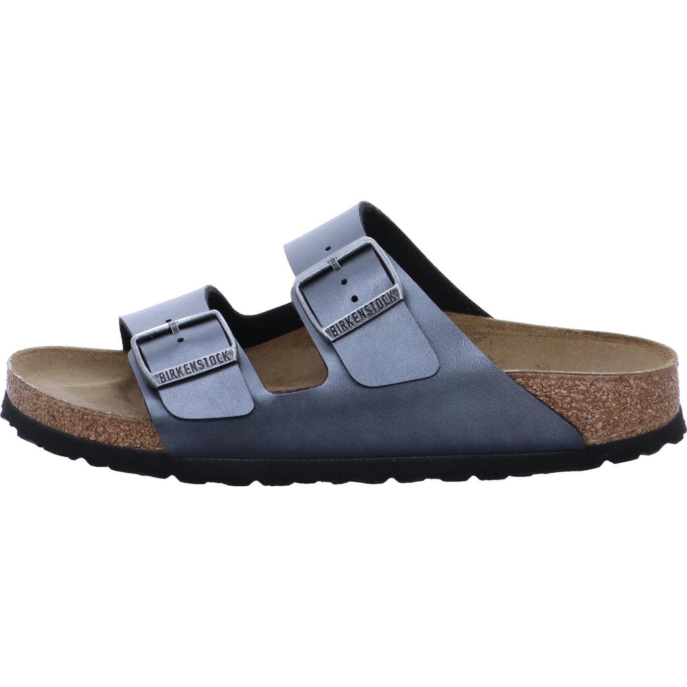 Birkenstock Pantolette Arizona BF Metallic Black