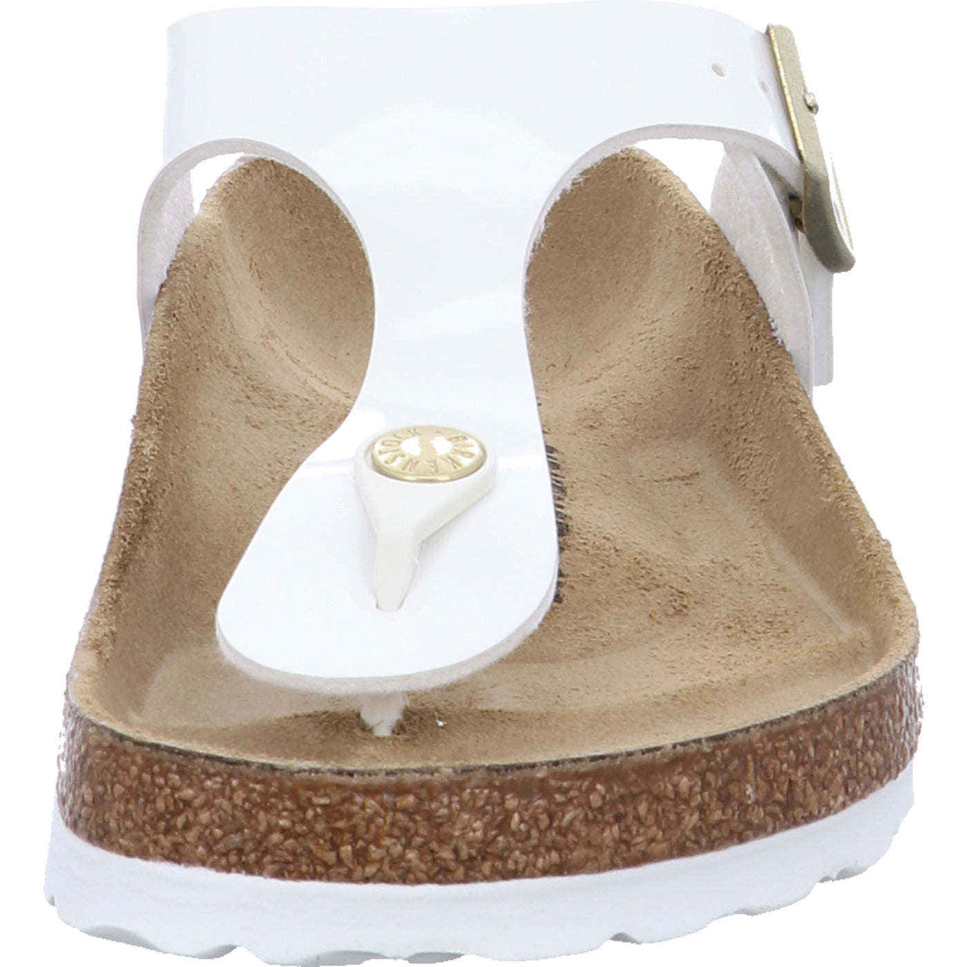 Birkenstock Pantolette Arizona LENB Antique White