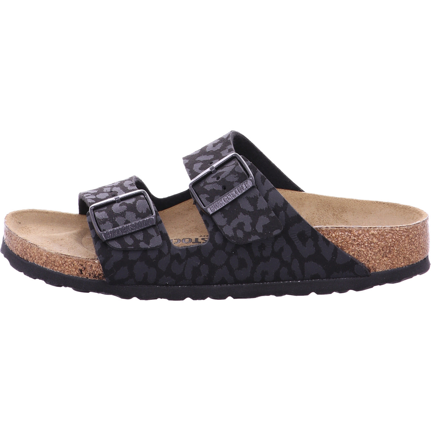 Birkenstock Pantolette Arizona SYN Leo Black