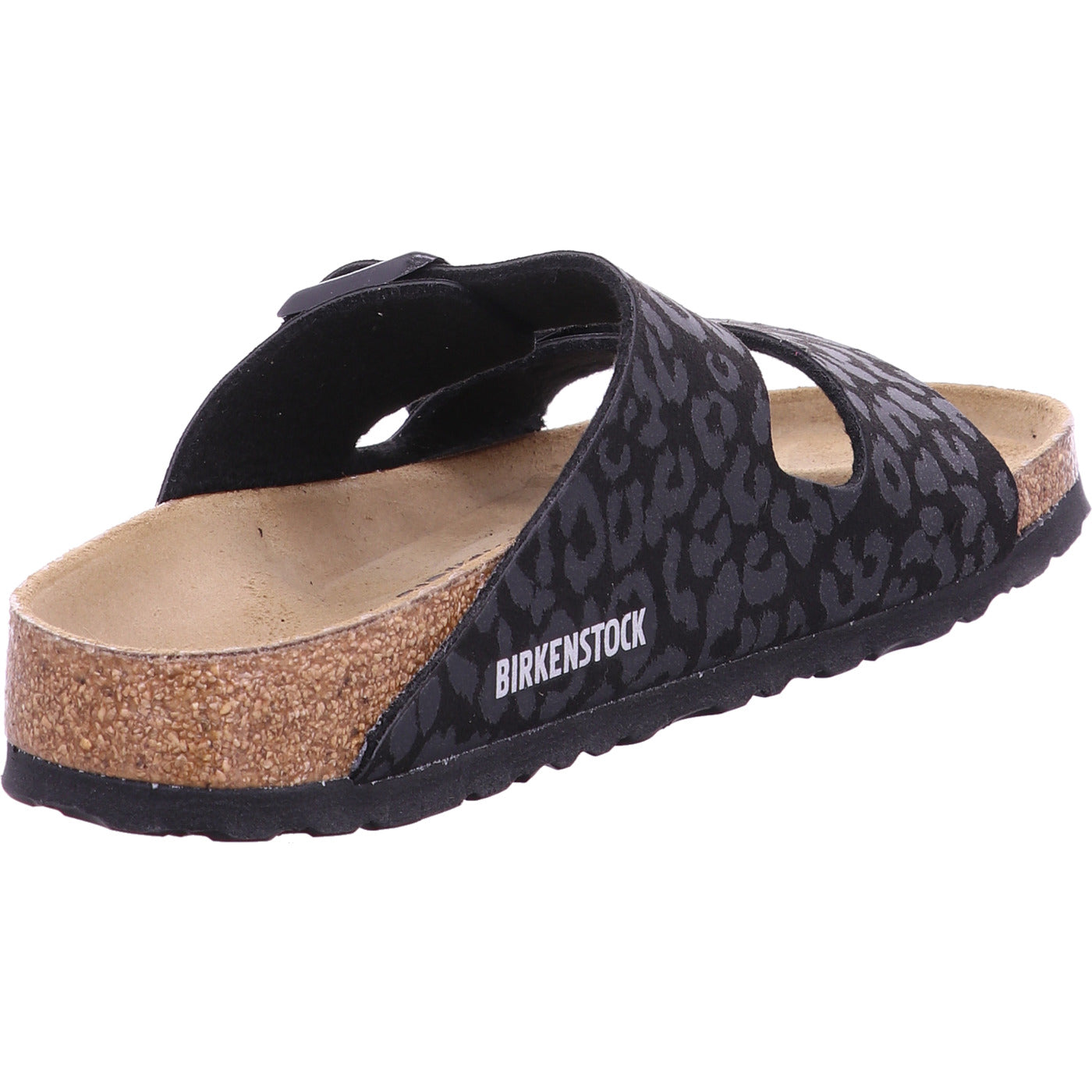 Birkenstock Pantolette Arizona SYN Leo Black
