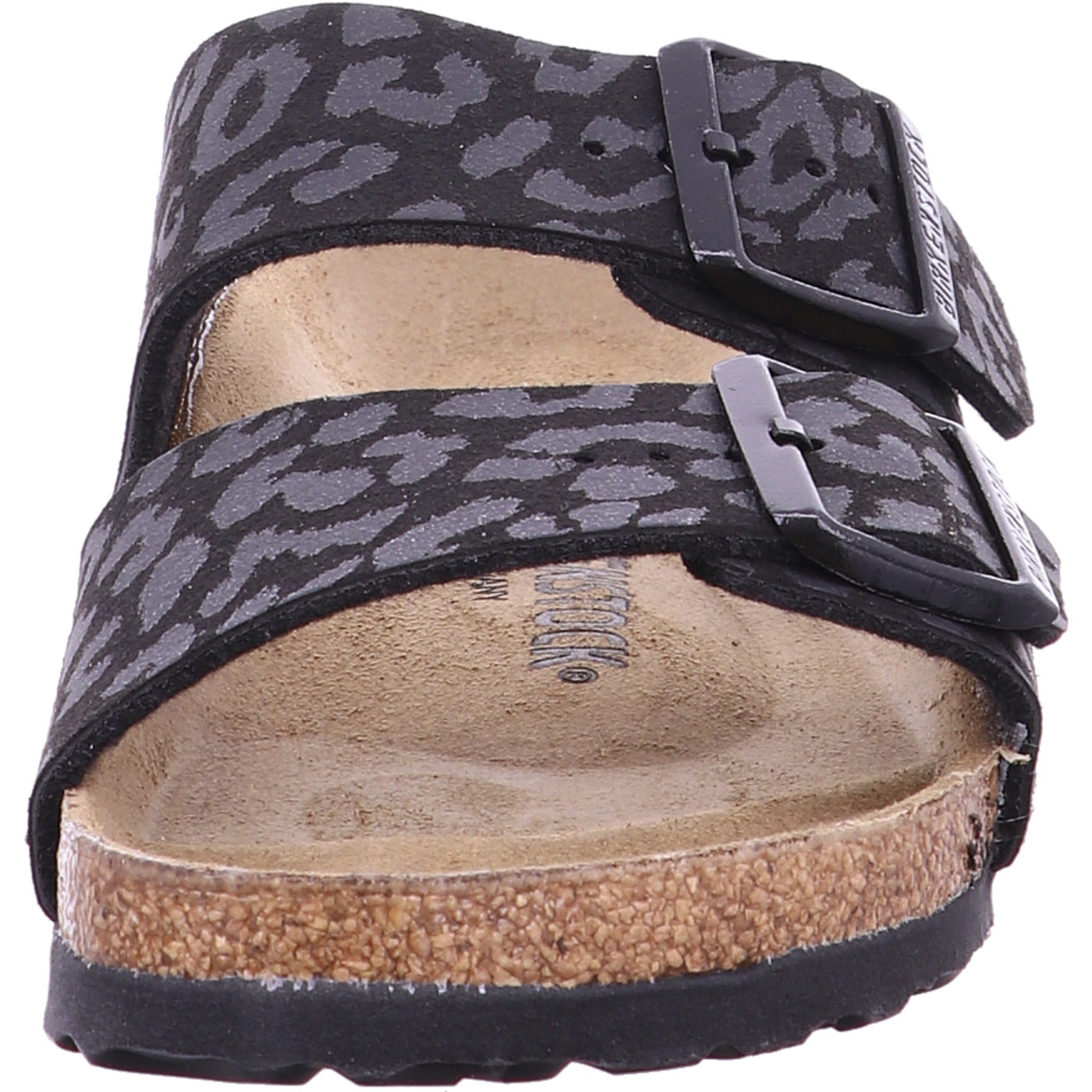 Birkenstock Pantolette Arizona SYN Leo Black