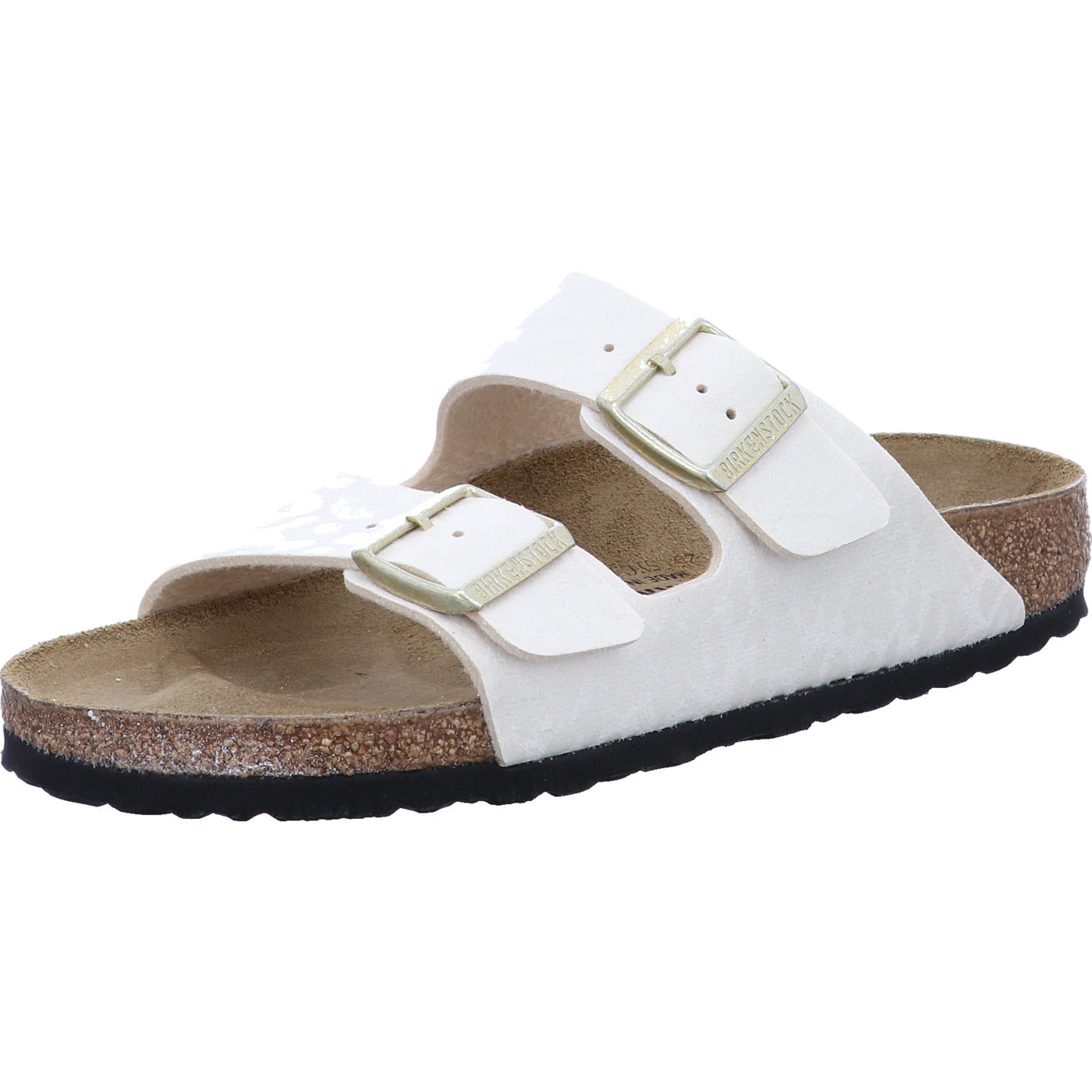 Birkenstock Pantolette Arizona SYN Leo Eggshell