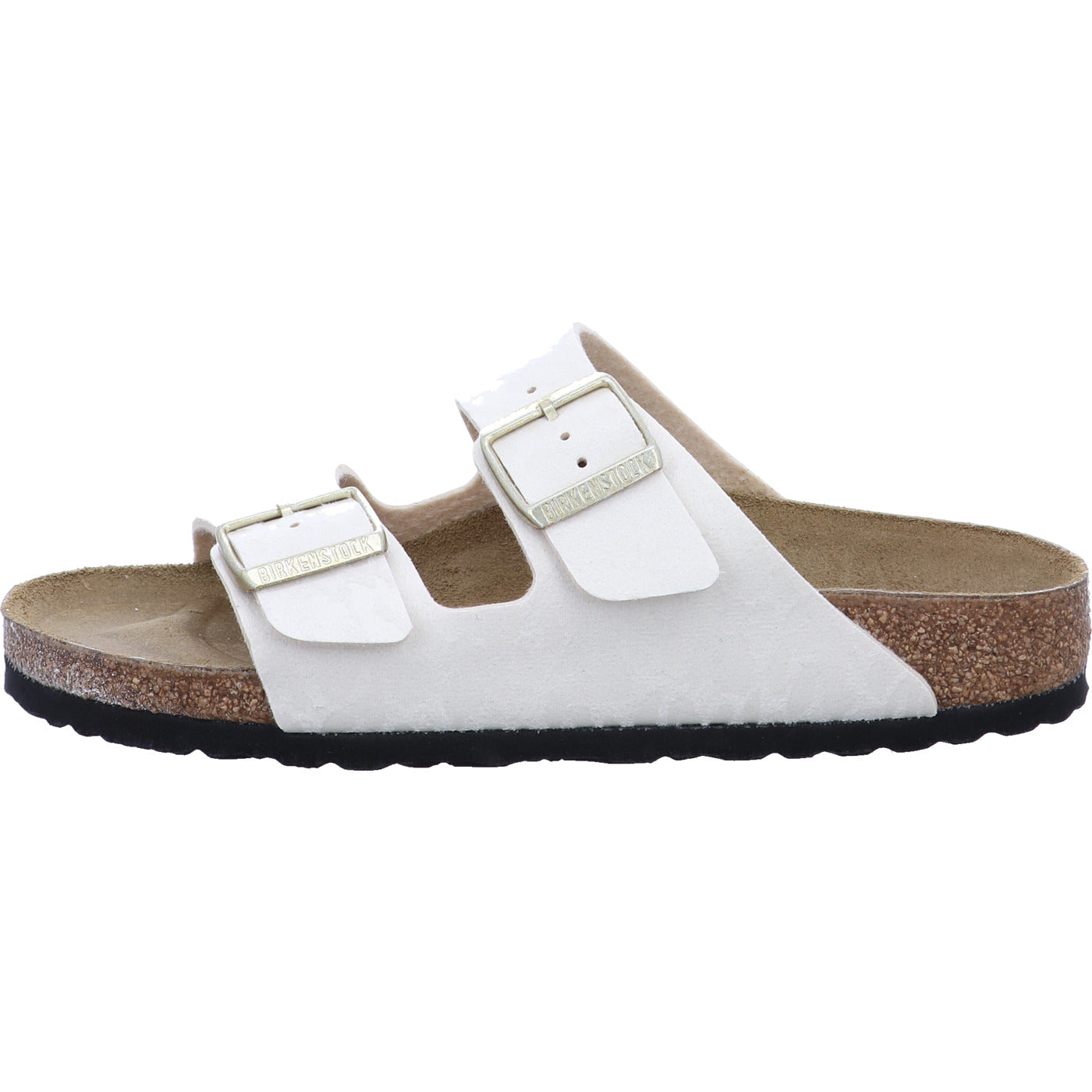 Birkenstock Pantolette Arizona SYN Leo Eggshell