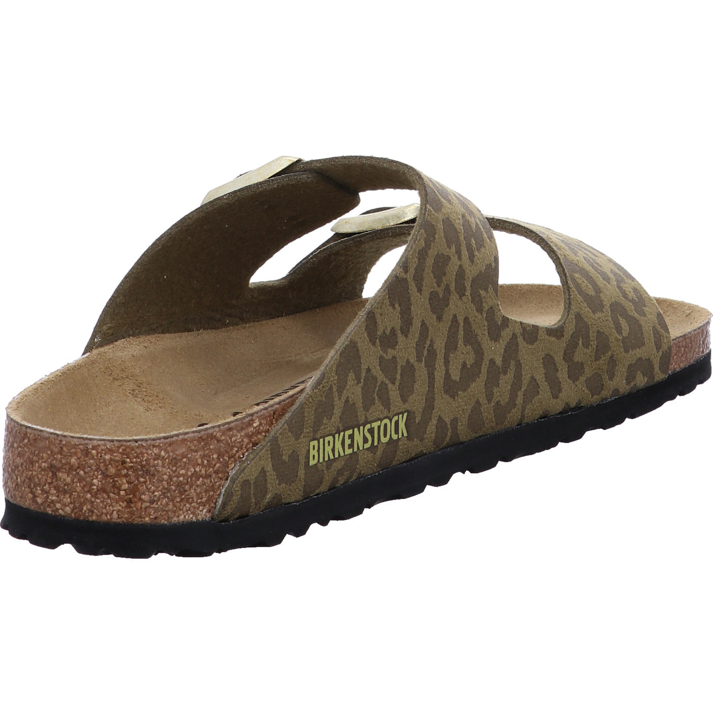 Birkenstock Pantolette Arizona SYN Leo Khaki