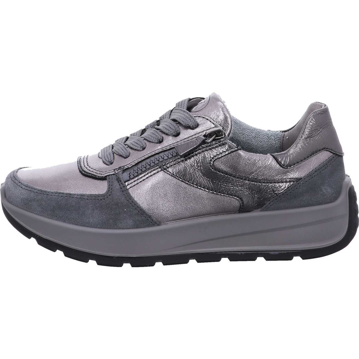 Ara Schnürschuh NEW YORK grau