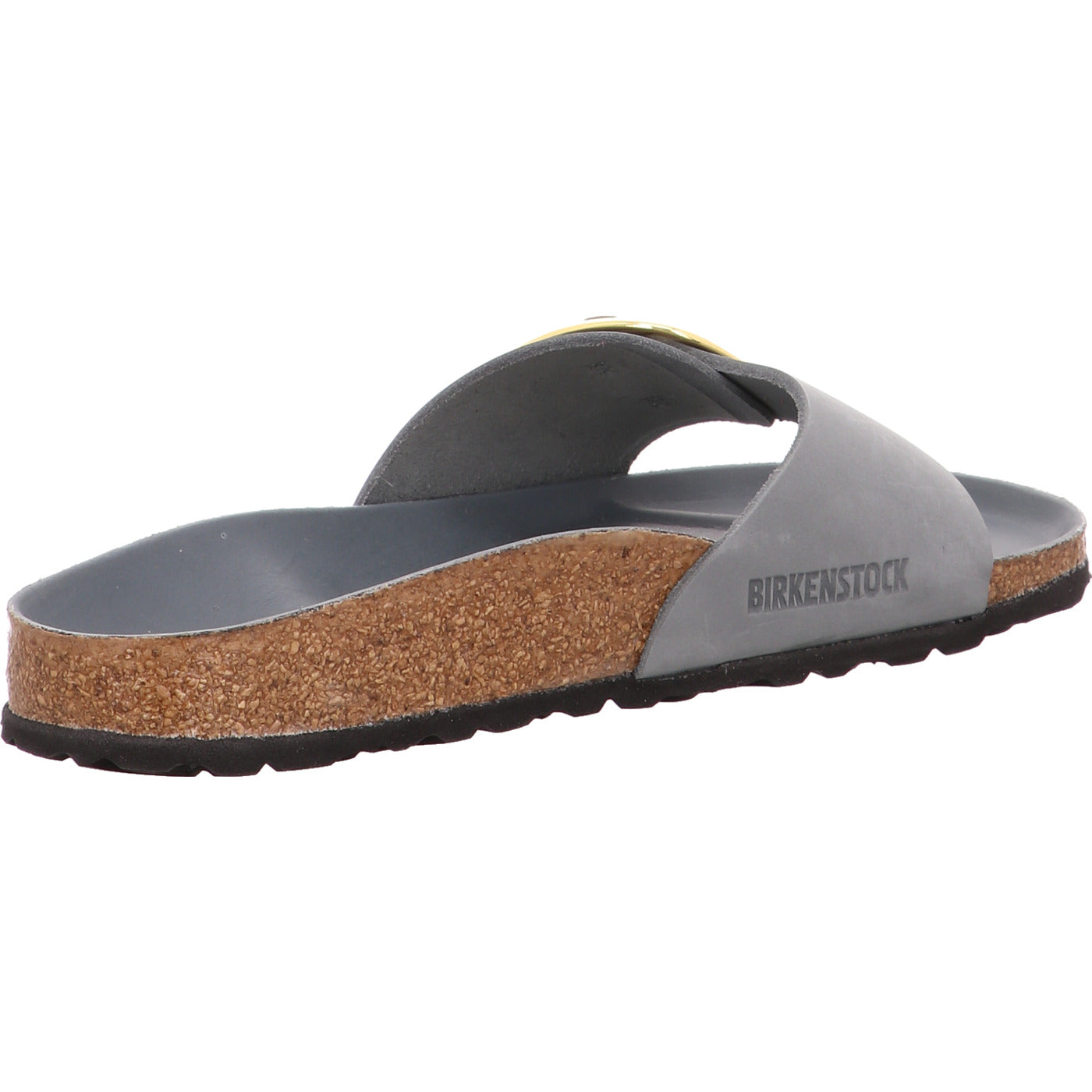 Birkenstock Pantolette Madrid Big Buckle LEOI Basalt
