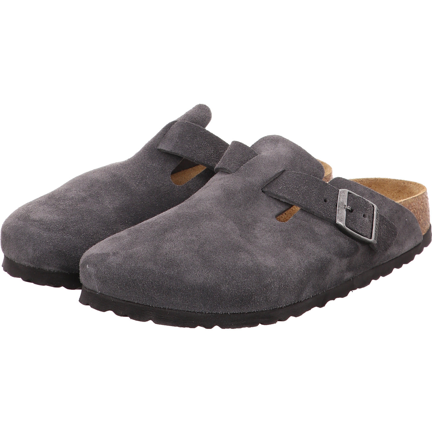 Birkenstock Pantolette Boston LEVE Charcoal