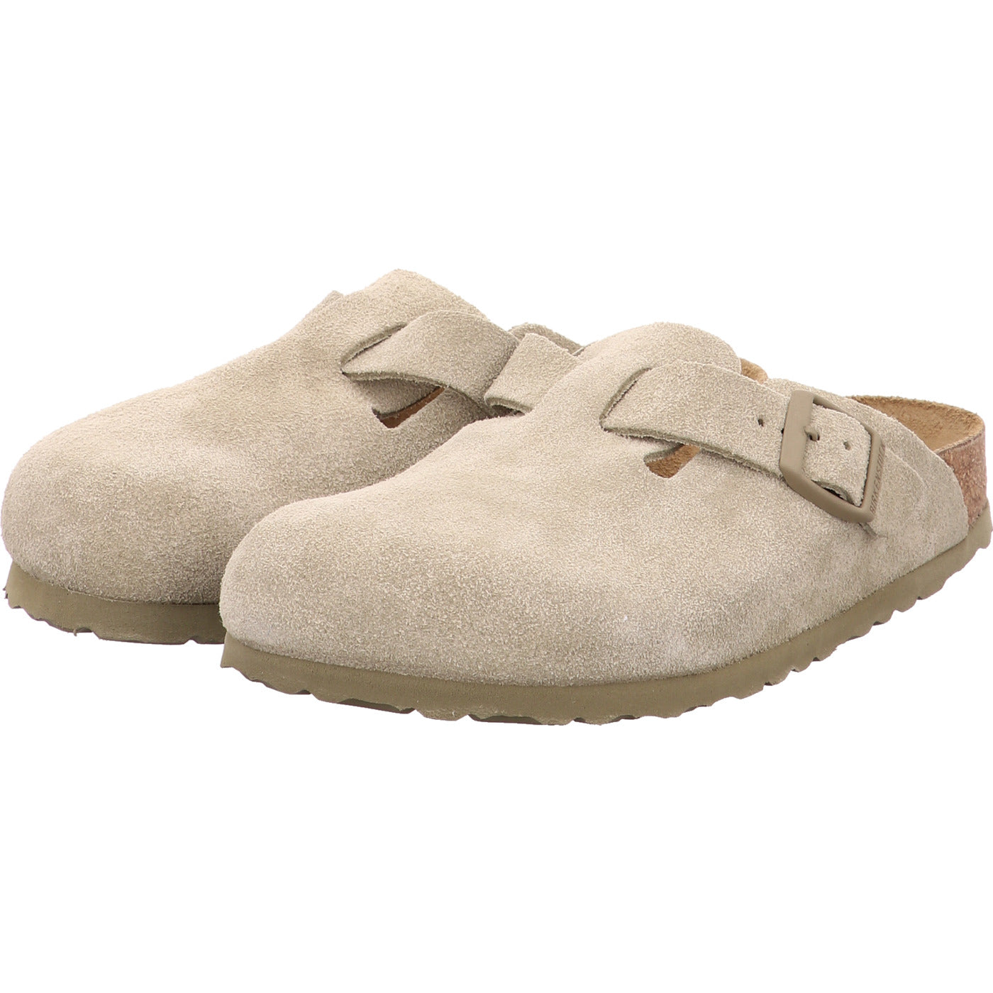 Birkenstock Pantolette Boston LEVE Faded Khaki