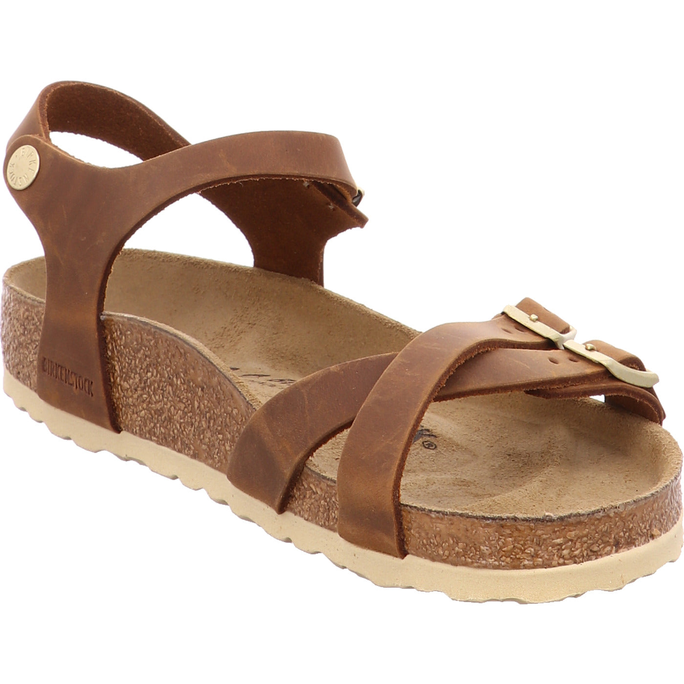 Birkenstock Sandale Kumba LEOI Cognac