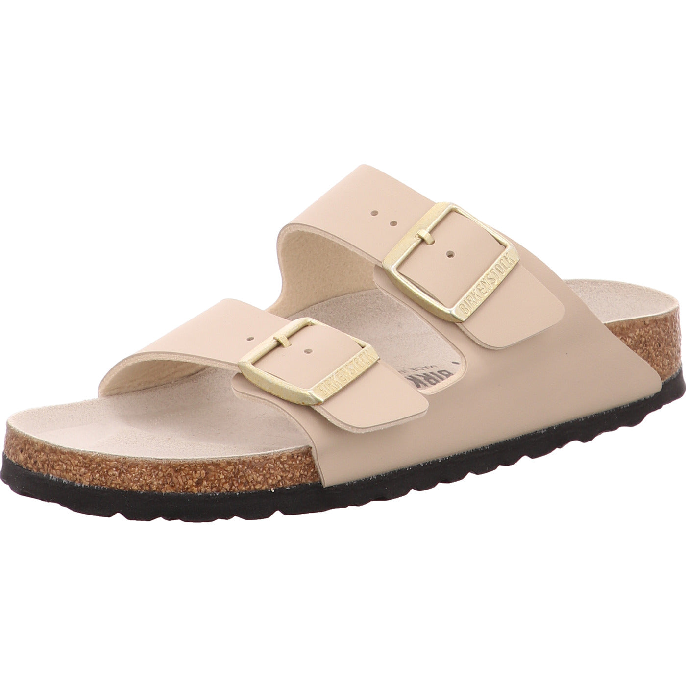 Birkenstock Pantolette Arizona BF Triples Sandcastle/