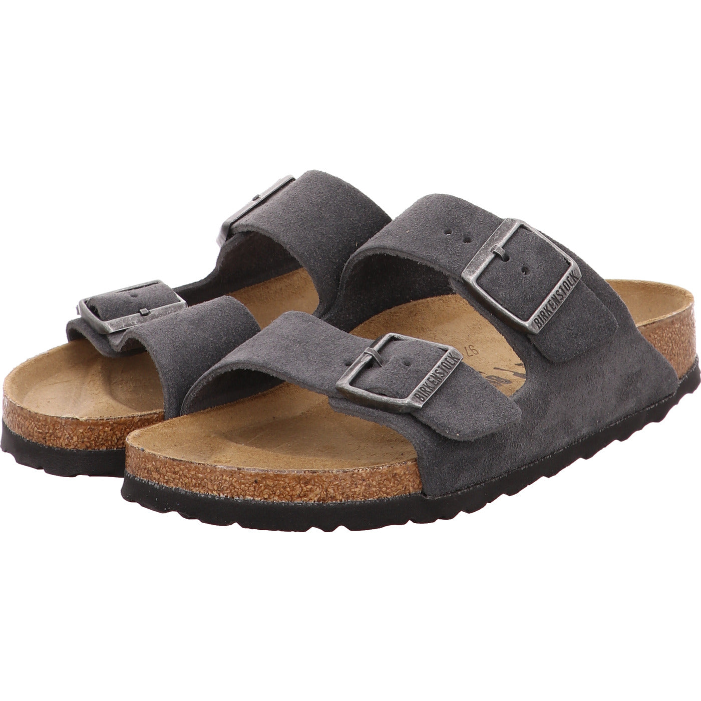 Birkenstock Pantolette Arizona LEVE Charcoal