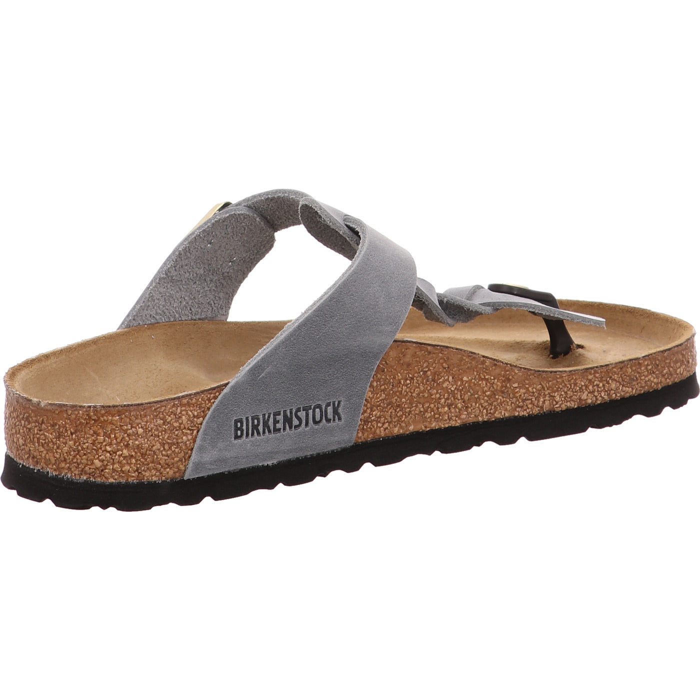 Birkenstock Pantolette Gizeh Braided LEOI Basalt Gray