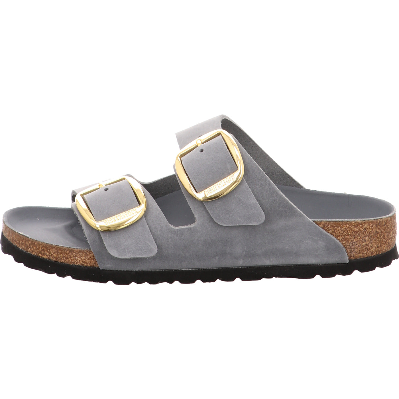 Birkenstock Pantolette Arizona Big Buckle LEOI Basal grau