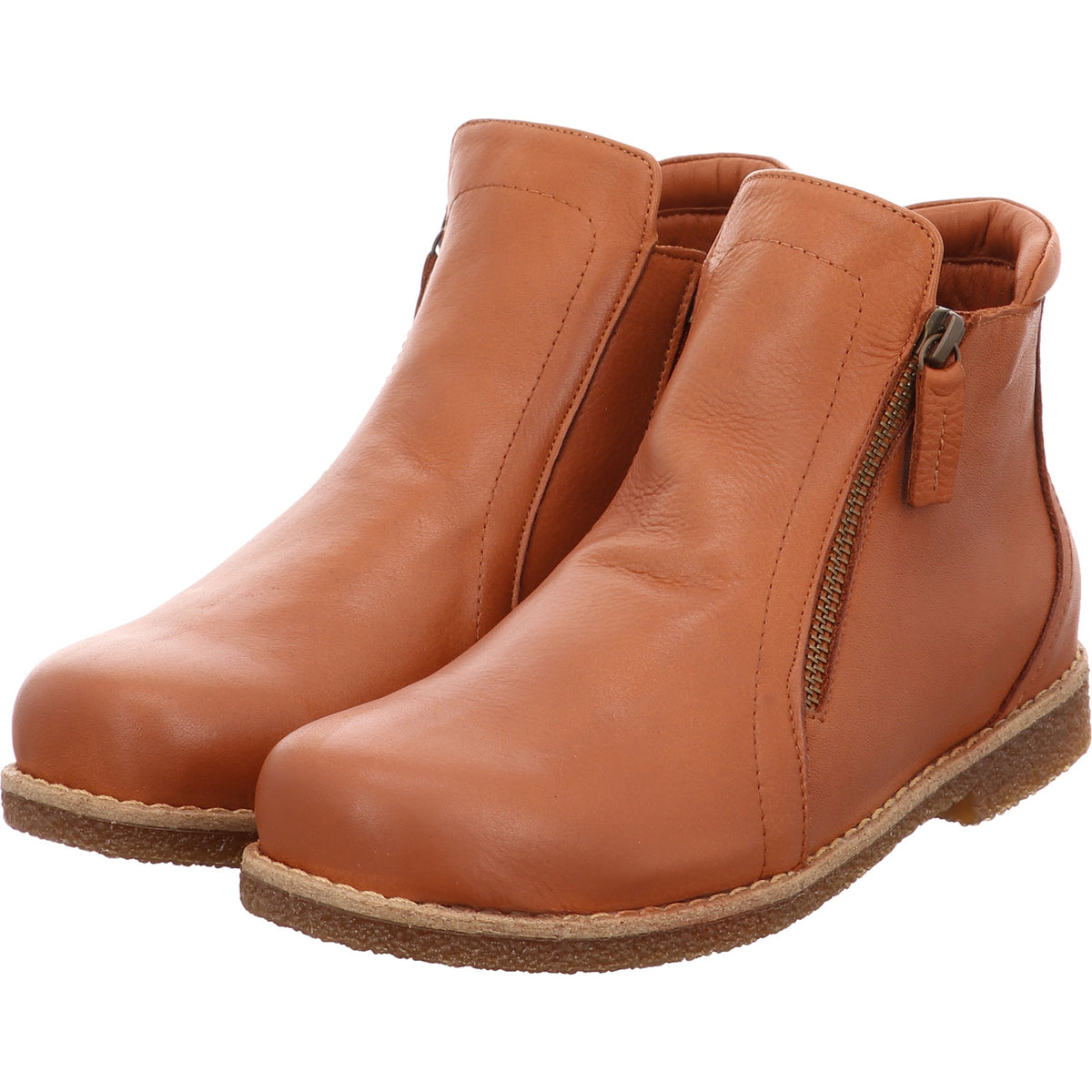Esgano Stiefelette Da.-Bootie cognac