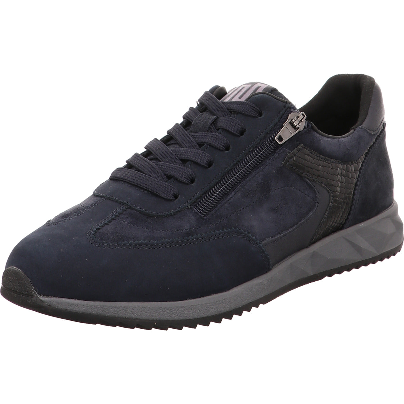Waldläufer Schnürschuh H-Janett blau